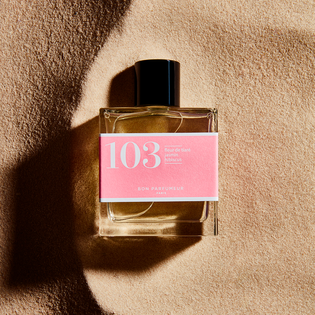 Eau de parfum 103 with tiare flower, jasmine and hibiscus