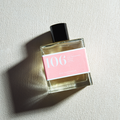 Eau de parfum 106 with damascena rose, davana and vanilla