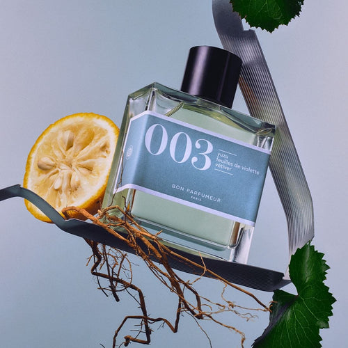 Eau de parfum 003 au yuzu, aux feuilles de violette et au vétiver Eau de parfum Bon Parfumeur France 