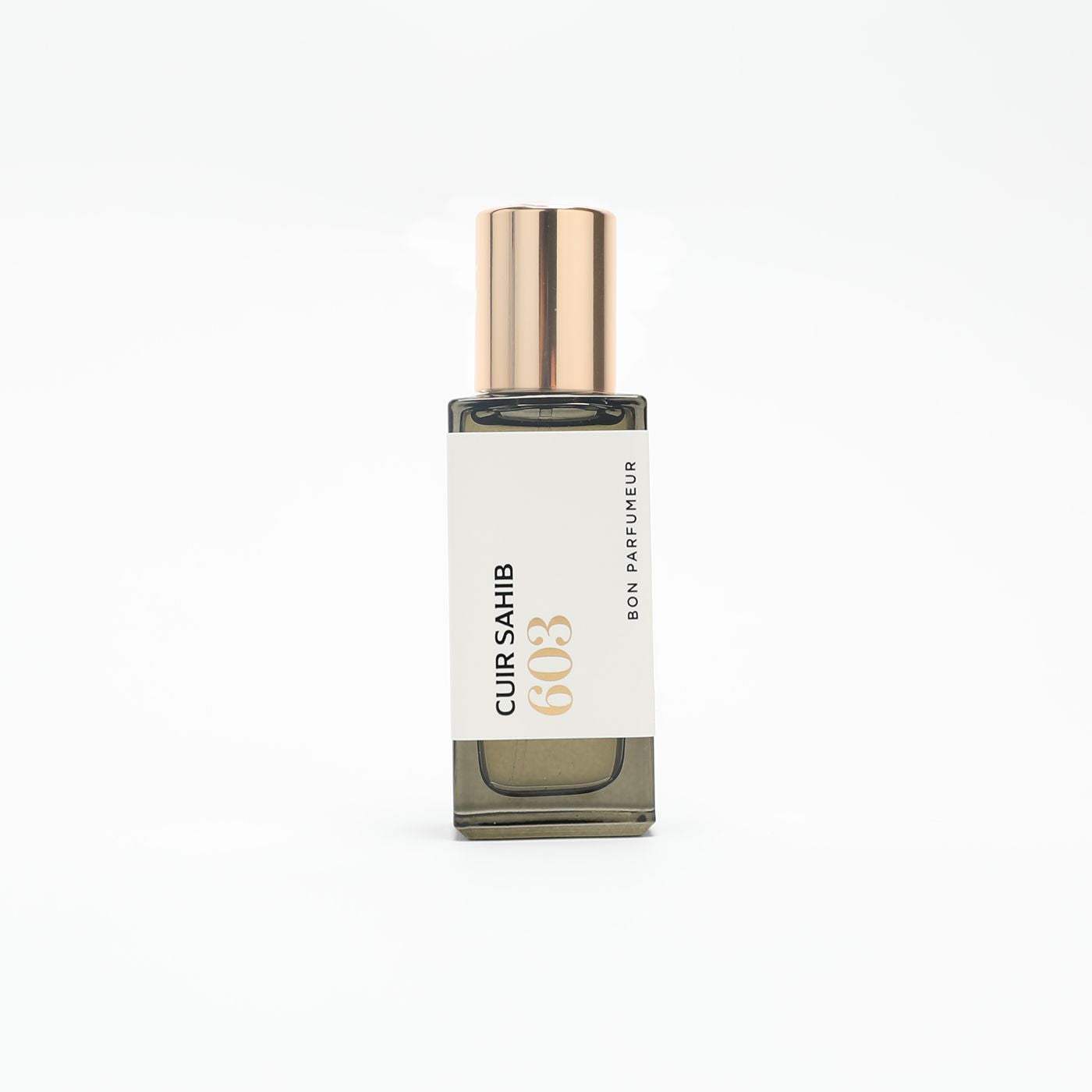 Extrait de parfum 603 en format voyage au cuir, à l'encens et à la fève tonka Eau de parfum Bon Parfumeur France 