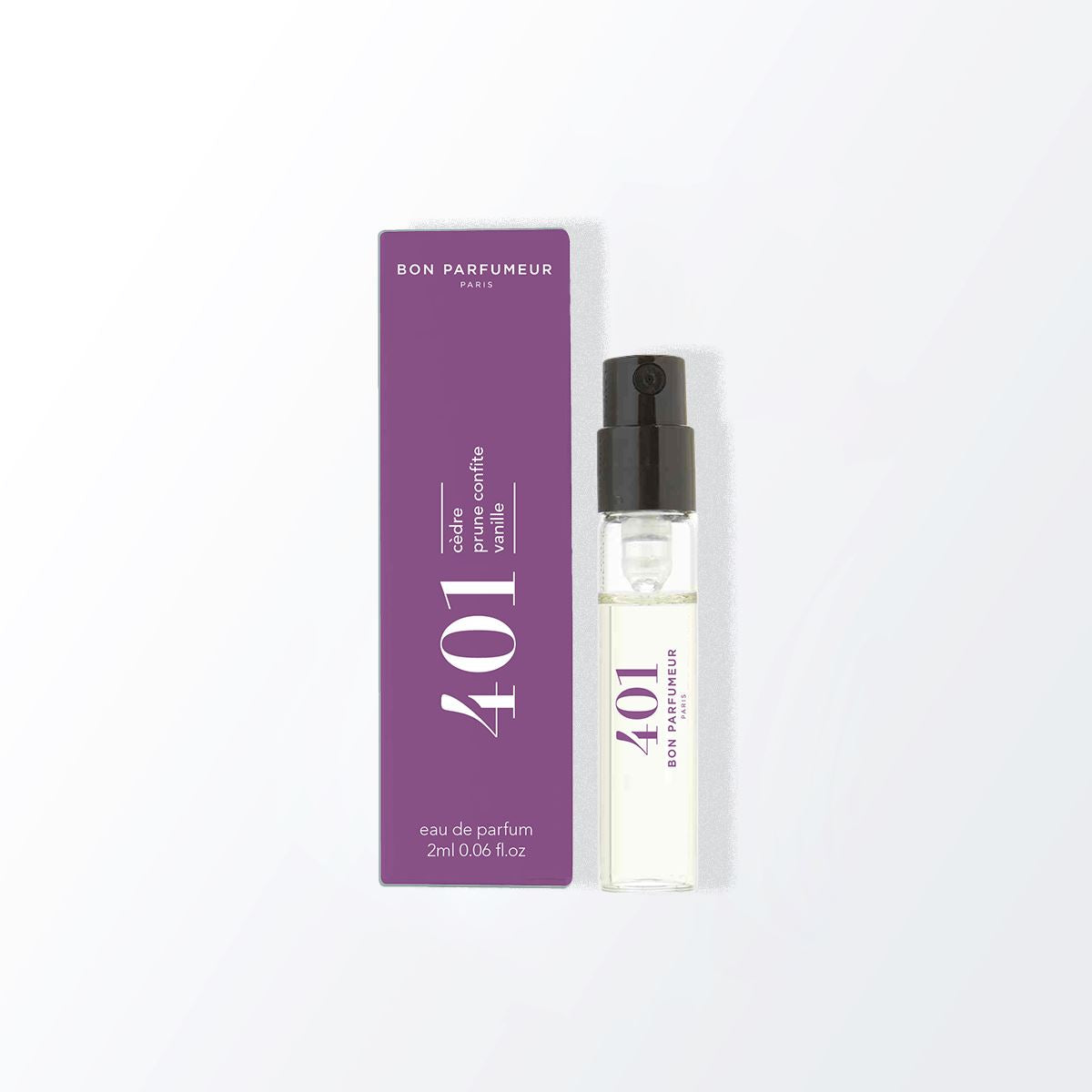Spray parfumé payant Bon Parfumeur 401: Cèdre, prune confite, vanille 