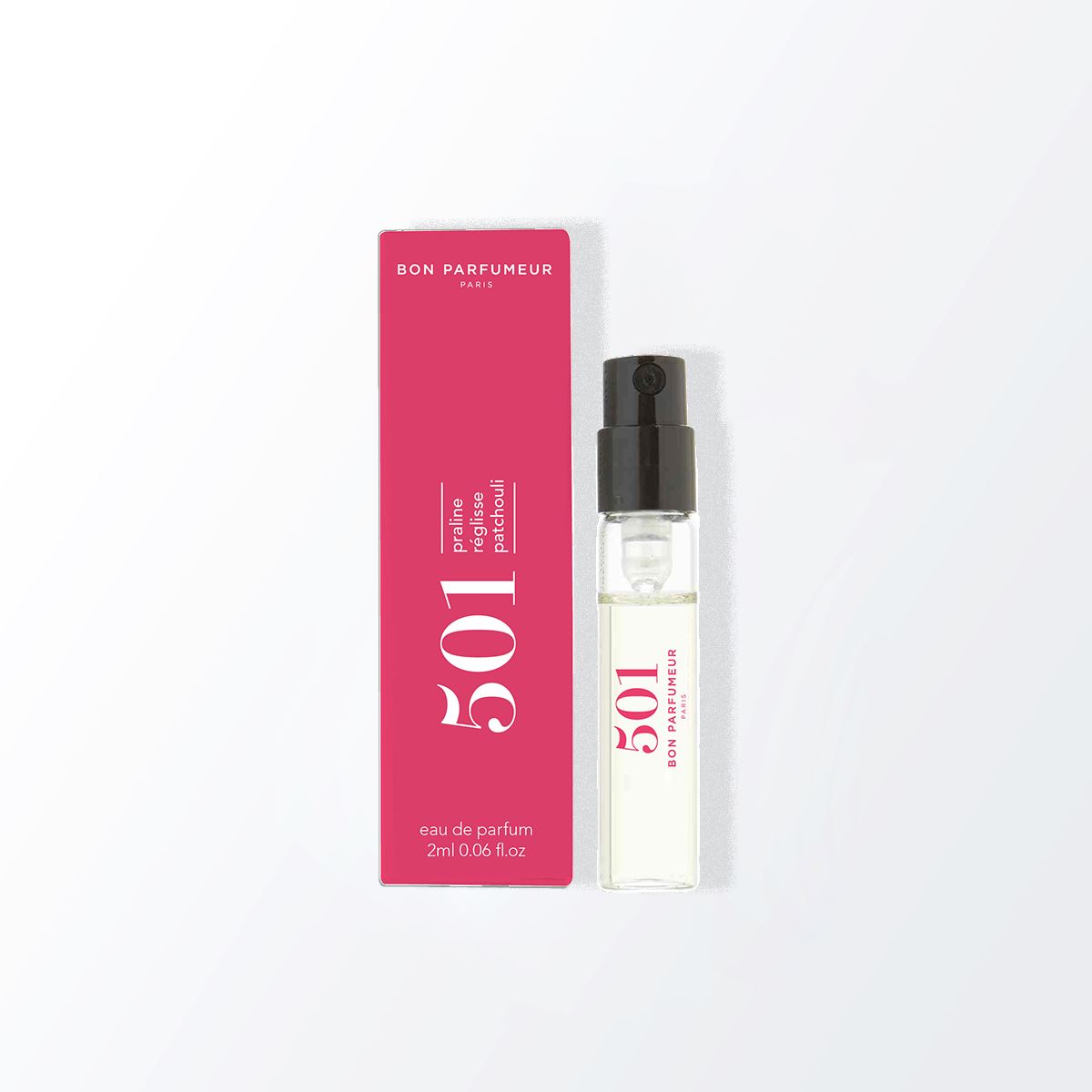 Spray parfumé payant Bon Parfumeur 501: Praline, réglisse, patchouli 