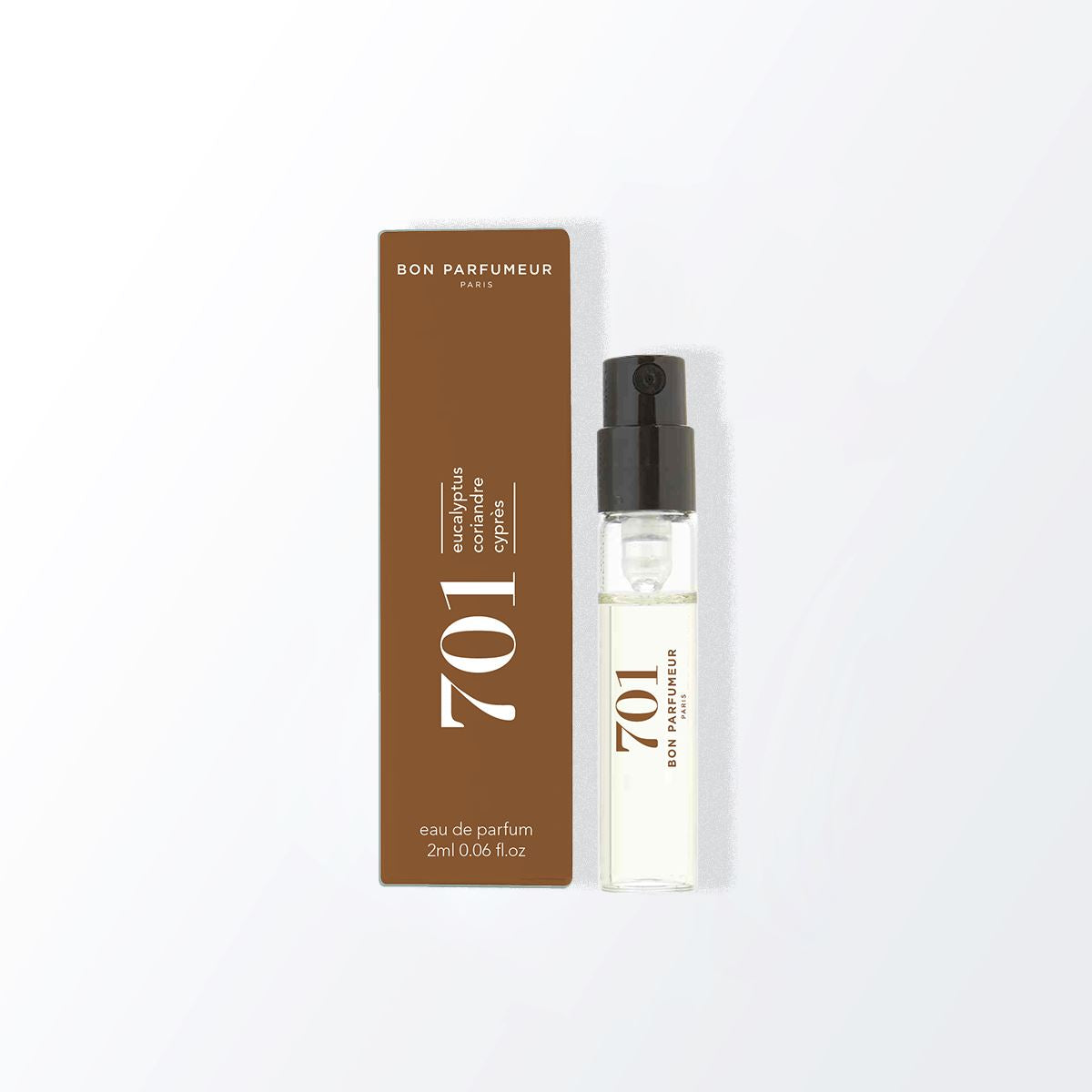 Spray parfumé payant Bon Parfumeur 701: Eucalyptus, coriandre, cyprès 