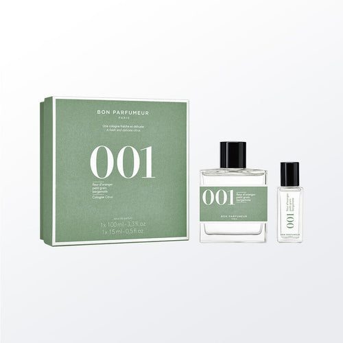 Coffret 001 à la fleur d'oranger, au petit grain et à la bergamote - Édition limitée Eau de parfum Bon Parfumeur France 